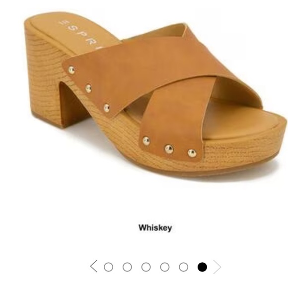 With a boho feel, the Esprit Mia heeled sandals color is Whiskey size 9.5 - Picture 11 of 11